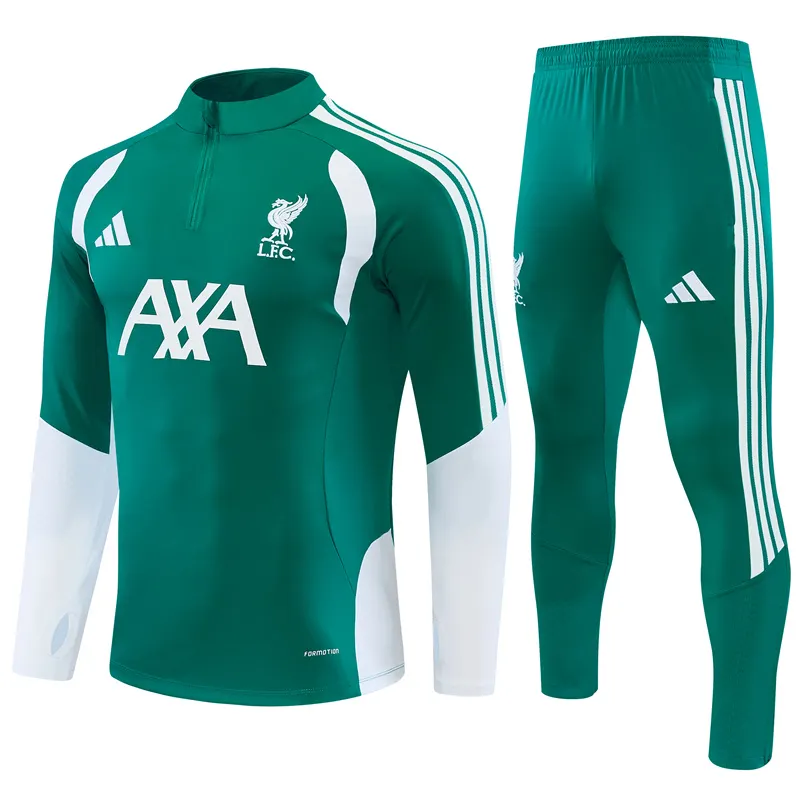 2026-27 Liverpool Green Half-Zip Training Kit
