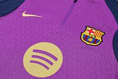 2025-26 Barcelona Purple Half-Dress Training Jersey