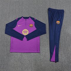 2025-26 Barcelona Purple Half-Dress Training Jersey