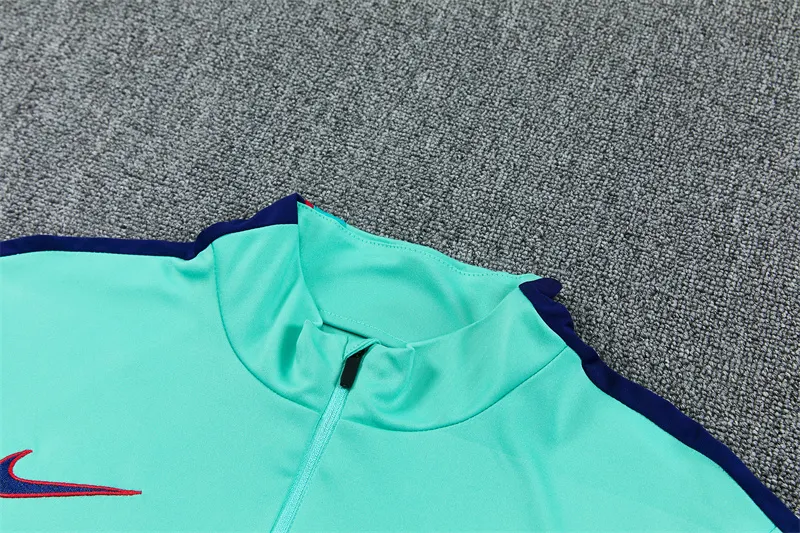 2026-27 Barcelona light blue half-zip training jersey