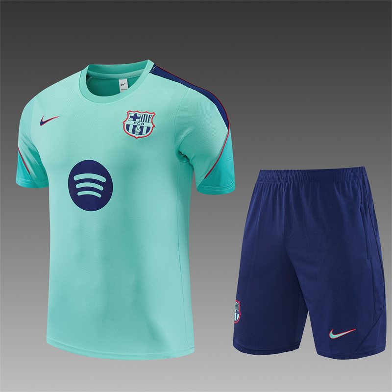 2026-27 Barcelona light blue short-sleeved training jersey