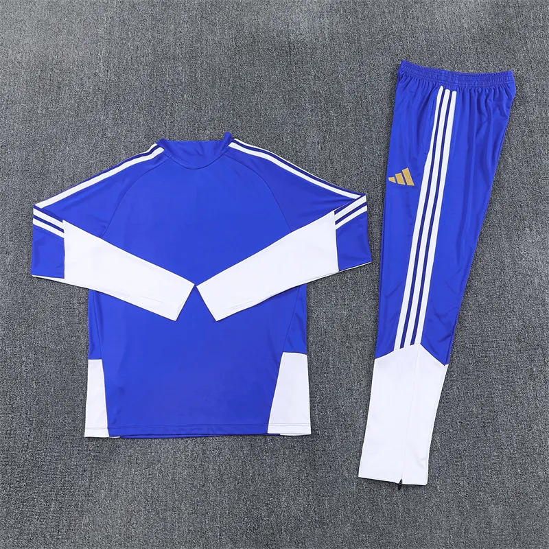 2026-27 Juventus Light Blue Half-Zip Long-Sleeve Training Kit