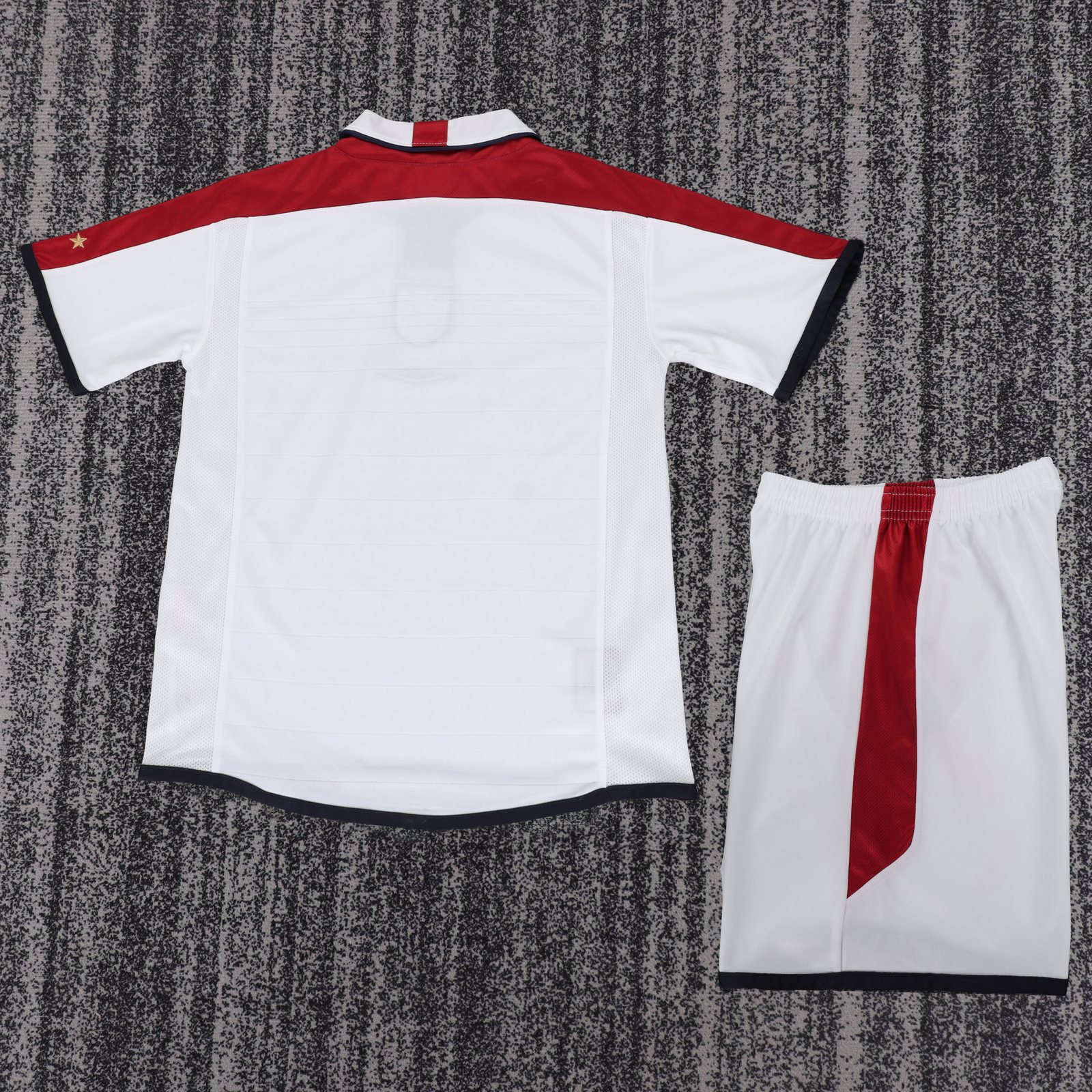 2004 England Home Retro Shirt – Kids