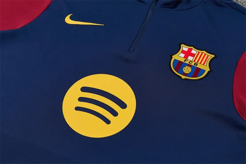 2026-27 Barcelona Royal Blue Half-Zip Training Jersey