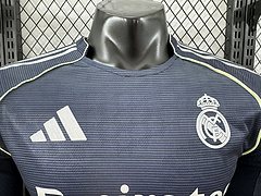 2025-26 Real Madrid Away Long Sleeve Shirt - Player Edition