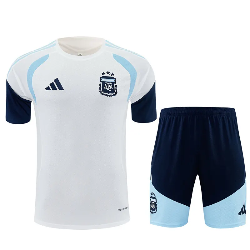 2026-27 Argentina White Short-Sleeve Training Jersey