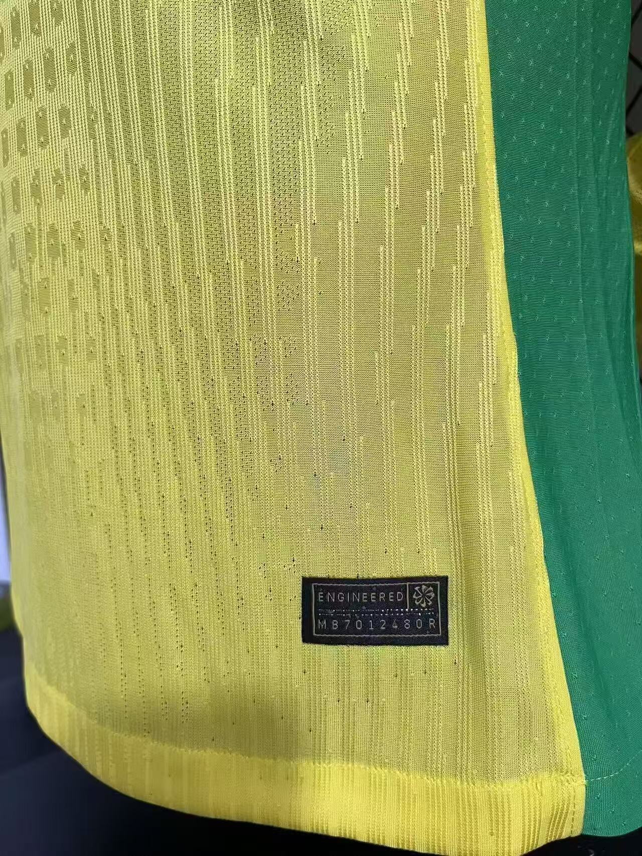 2025-26 Brazil Home Long-Sleeve Jersey – Player Version