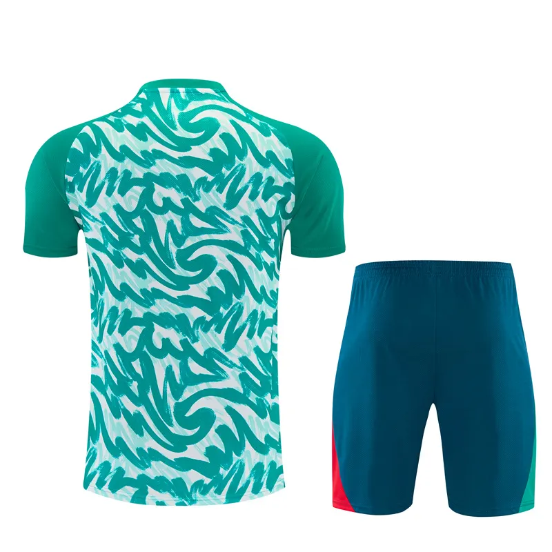 2026-27 Portugal Team Dark Green Short-Sleeve Training Jersey