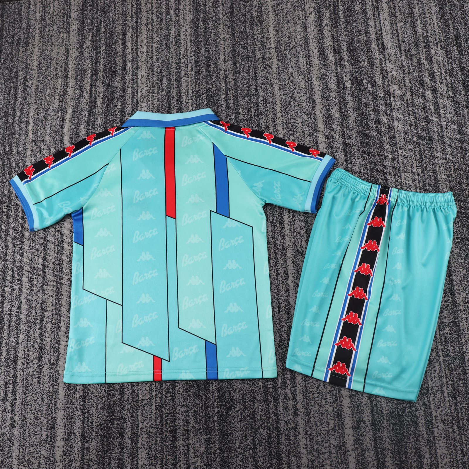 1996-97 Barcelona Away Retro Shirt - Kids Sizes