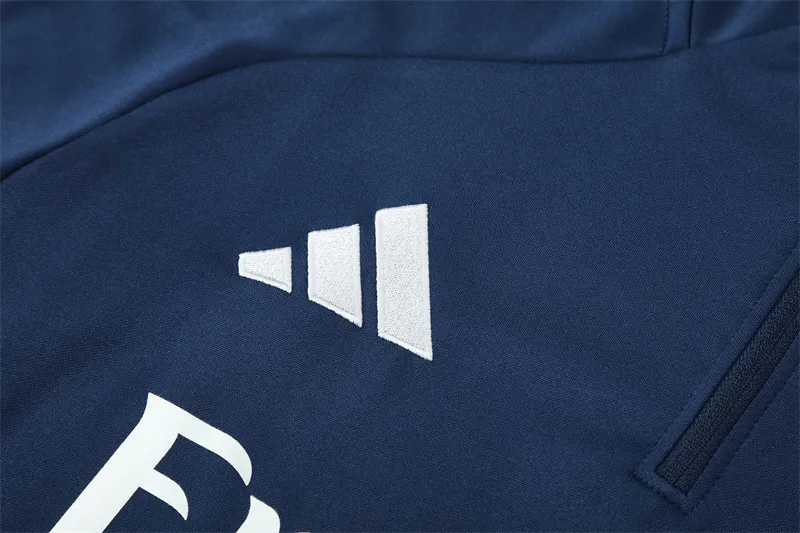 2025-26 Arsenal Royal Blue Half-Zip Training Jersey