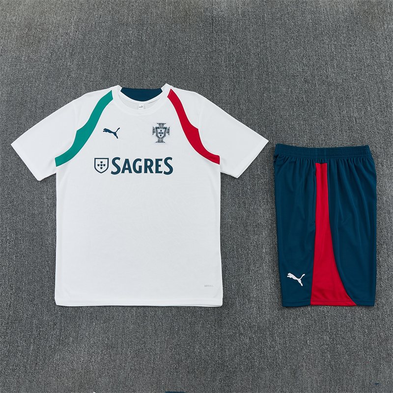 Portugal 2026-27 White Short-Sleeve Training Jersey