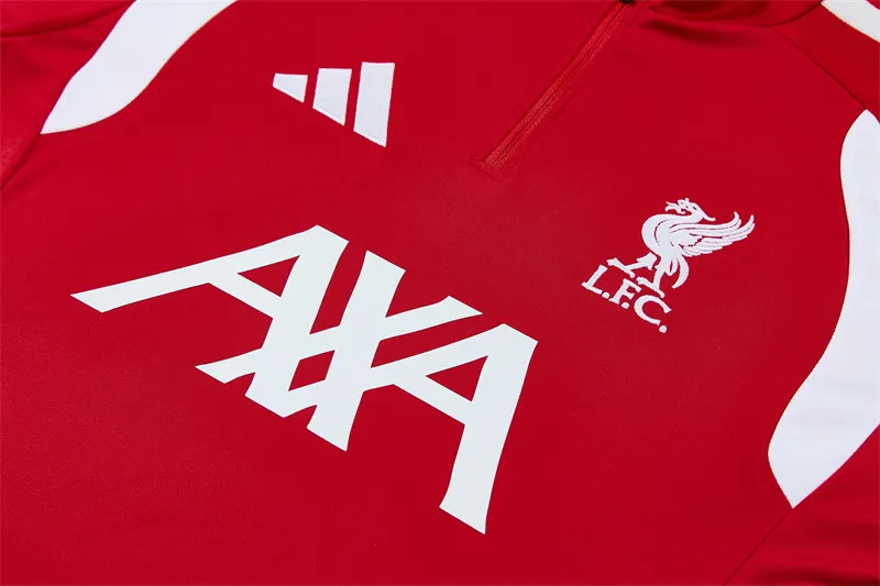 2026-27 Liverpool Red Half-Zip Training Kit