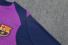 2025-26 Barcelona Purple Half-Dress Training Jersey