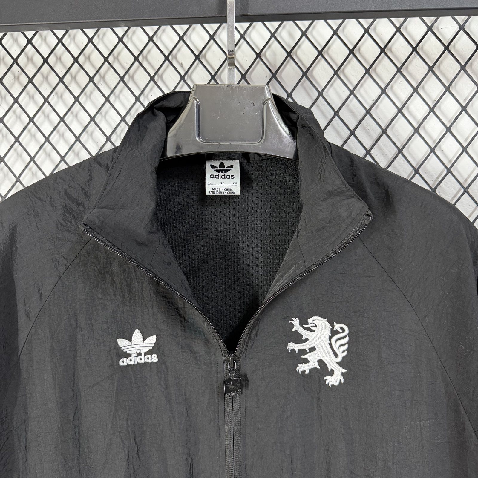 2026-27 Lyon Black Training &amp; Casual Windbreaker