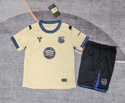 2025-26 Barcelona Away Jersey - Kids