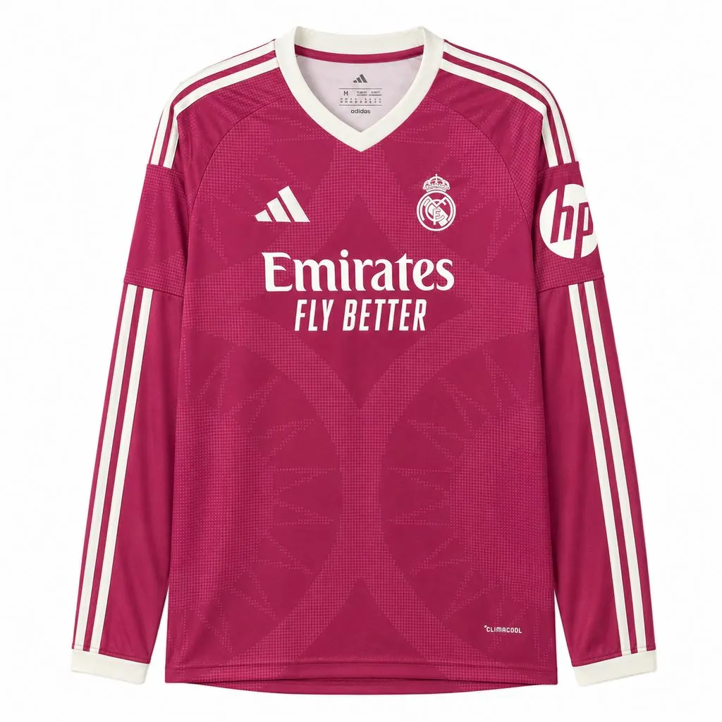2026-27 Real Madrid Second Away Long-Sleeve Kit - Fan Edition