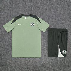 2025-26 Chelsea Light Green Short Sleeve Training Shirt