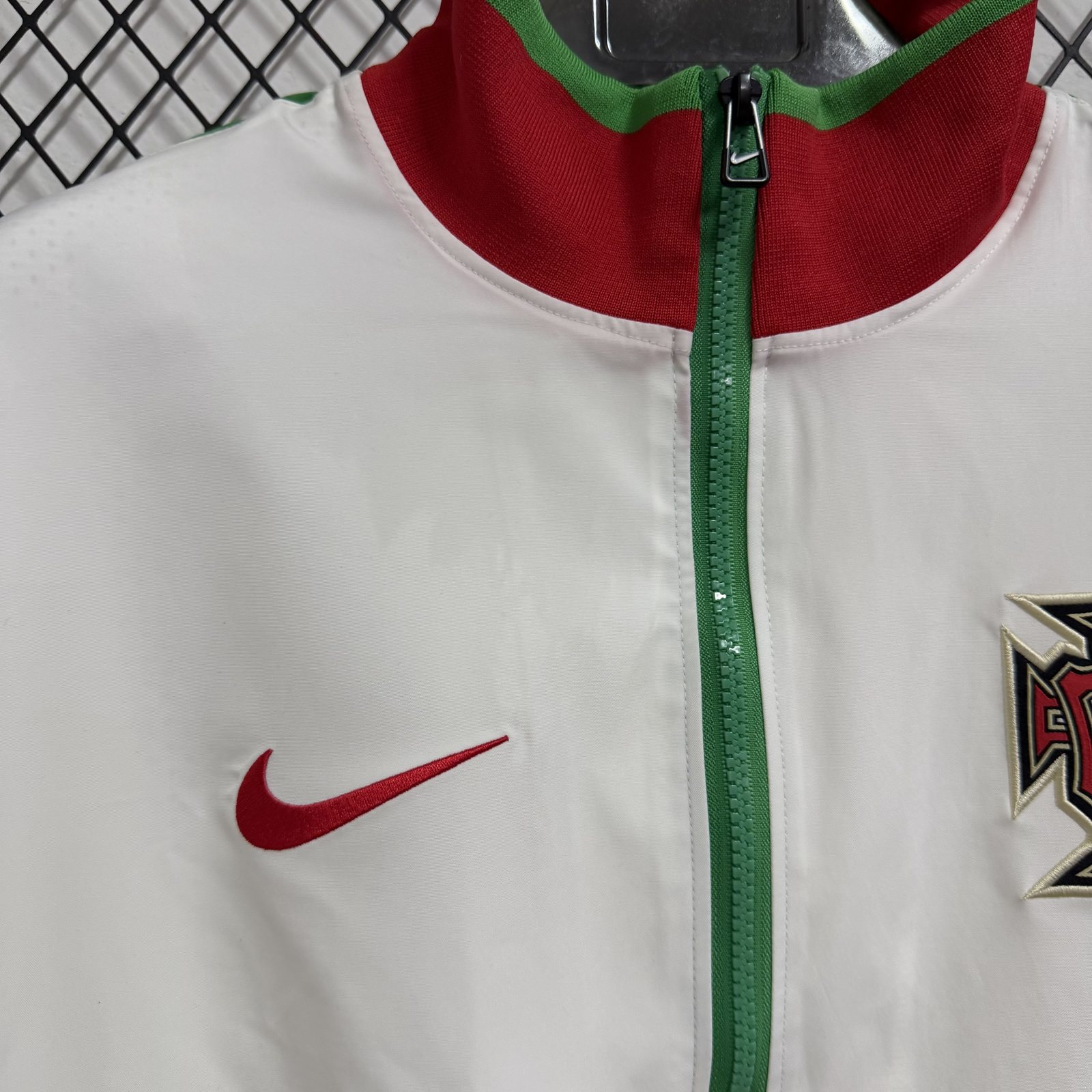 2026-27 Portugal Light White Waterproof Training Windbreaker