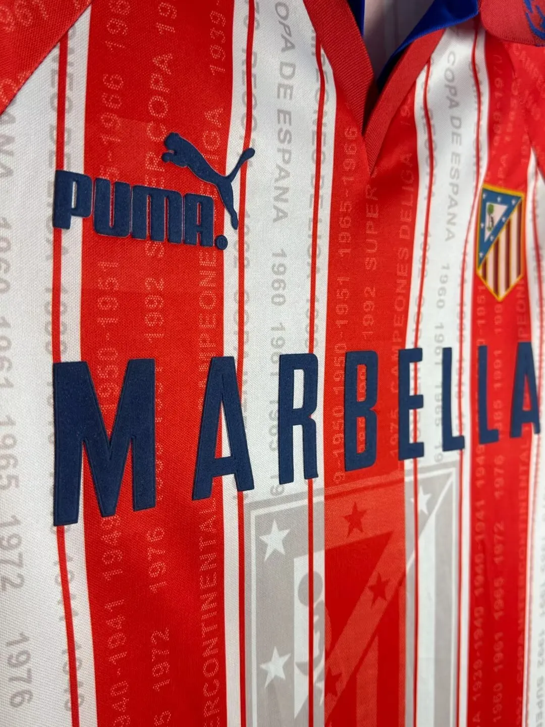 1995-96 Atletico Madrid Home Retro Jersey
