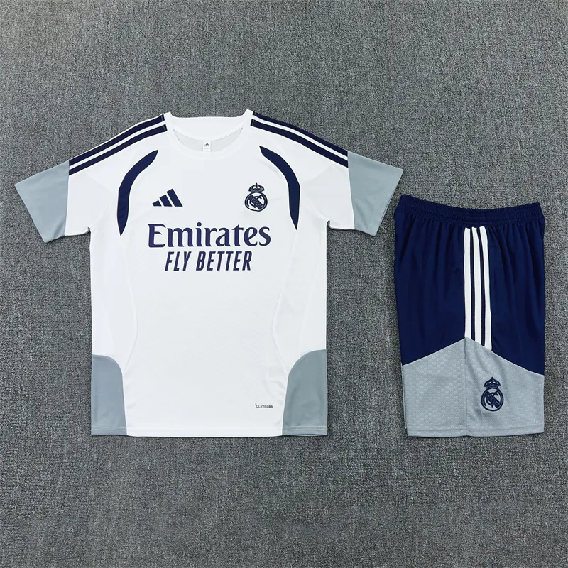 2026-27 Real Madrid White Short-Sleeve Training Jersey