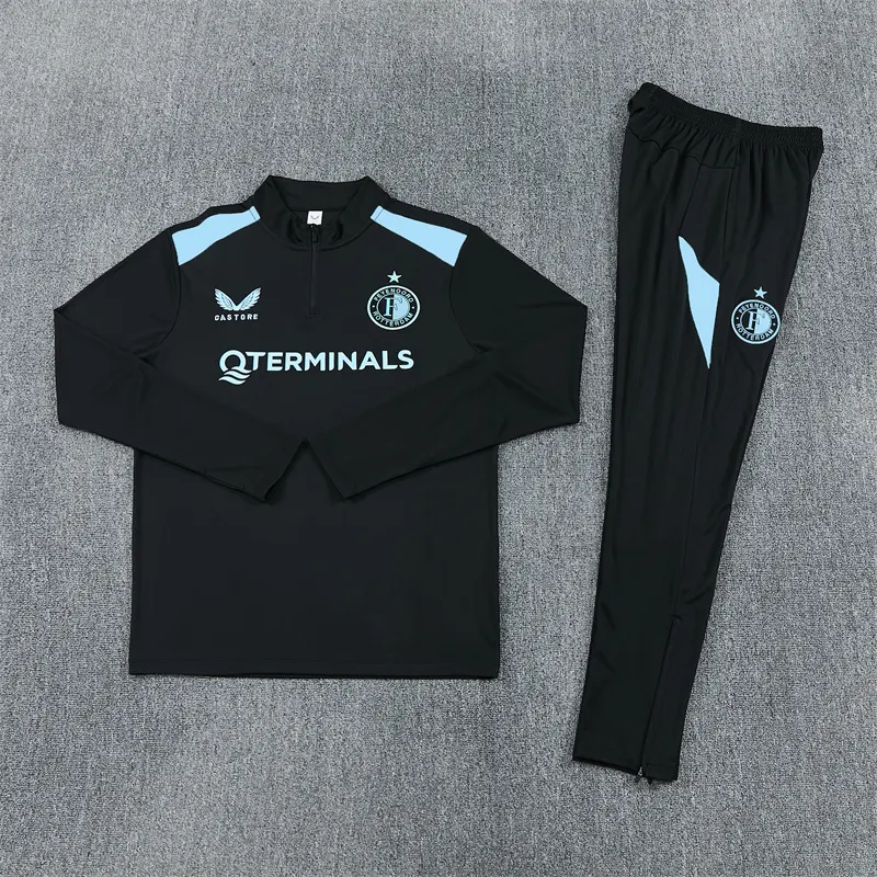 2026-27 Feyenoord Black Half-Zip Training Jersey