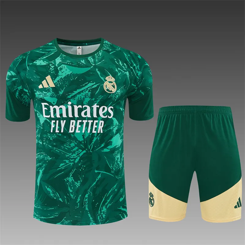 2026-27 Real Madrid Green Short-Sleeve Training Jersey
