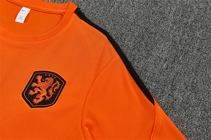 2026-27 Netherlands Royal Orange Short-Sleeve Training Jersey
