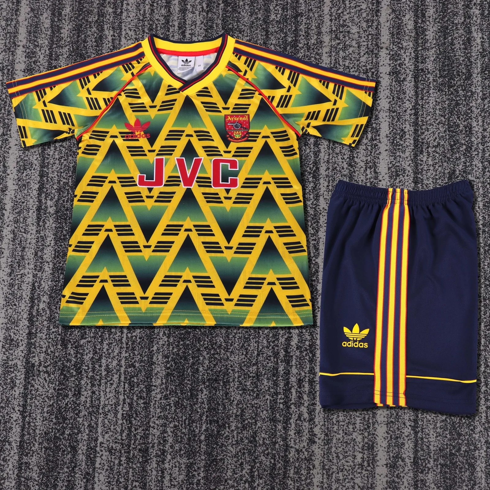 1991-93 Arsenal Away Retro Jersey - Kids