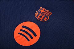 2025-26 Barcelona Royal Blue T90 Short Sleeve Training Jersey