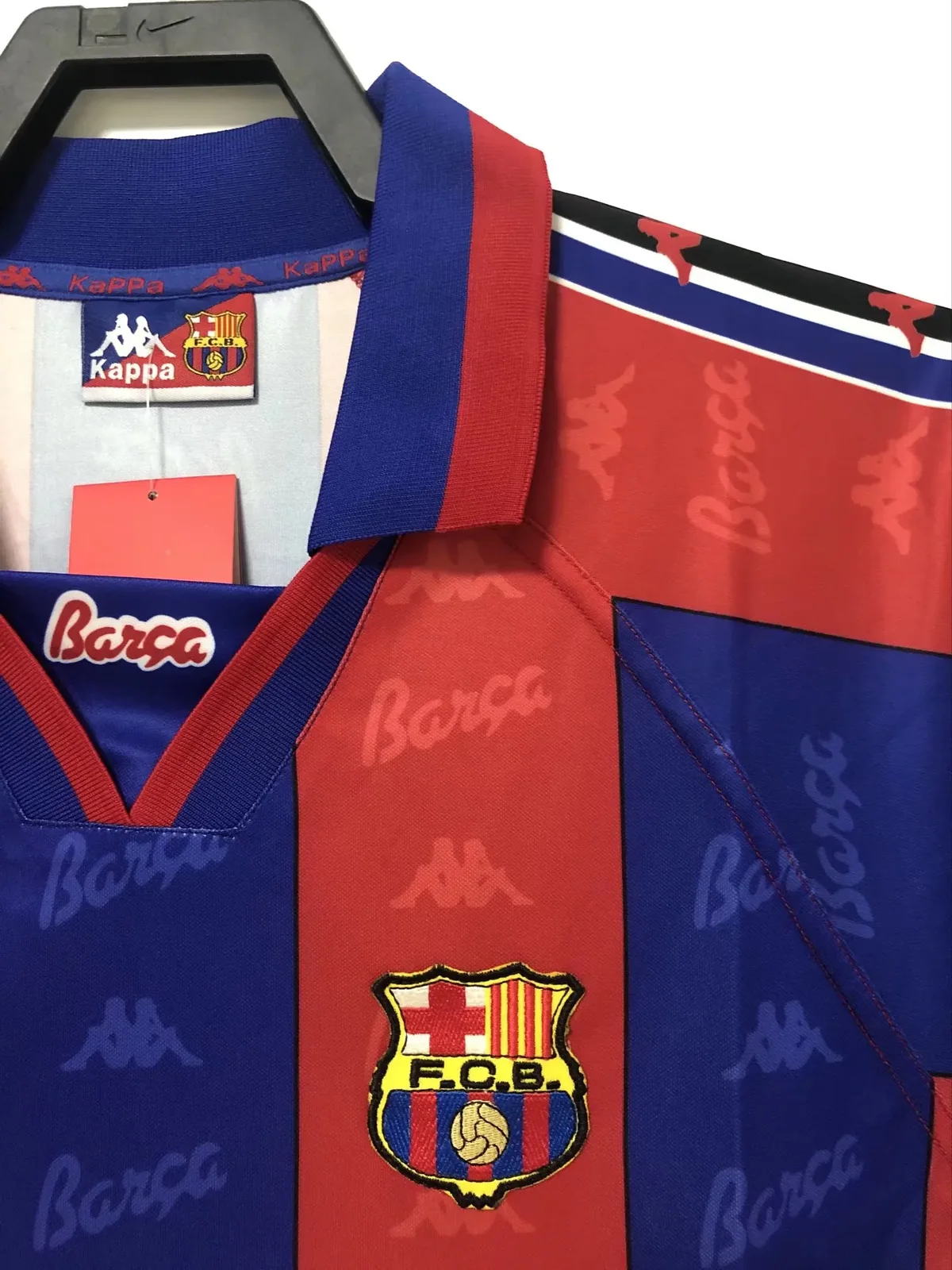 1996-97 Barcelona Home Retro Jersey
