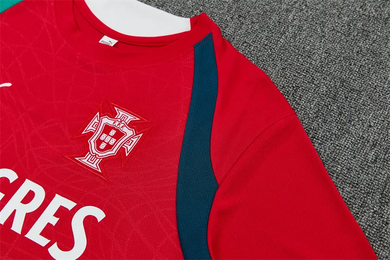2026-27 Portugal Red Short-Sleeve Training Jersey
