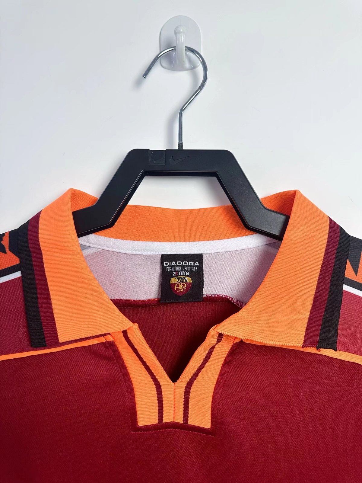 1998-99 Roma Home Long Sleeve Retro Jersey