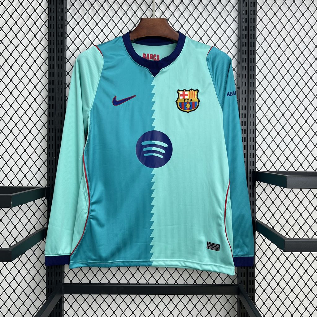 2026-27 Barcelona Second Away Long-Sleeve Jersey - Fan Edition