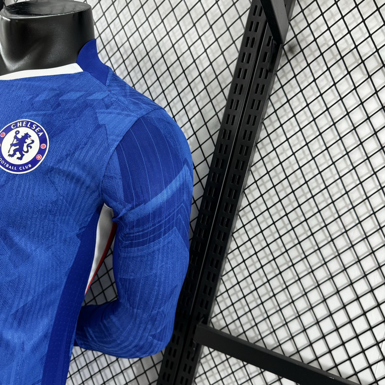 2025-26 Chelsea Home Long-Sleeve Jersey – Player Version