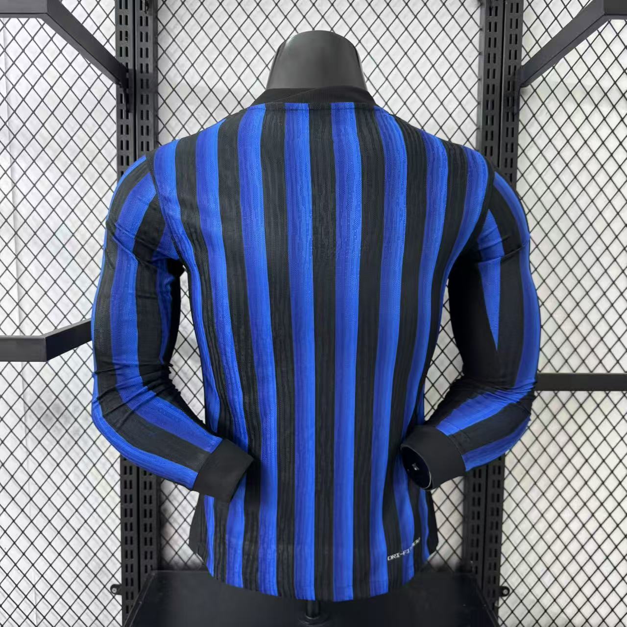 2025-26 Inter Milan Home Long-Sleeve Jersey - Player Version