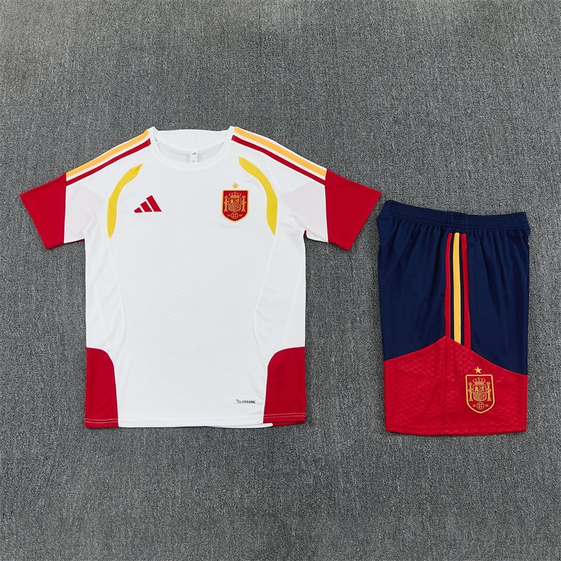 2026-27 Spain White Short-Sleeve Training Jersey