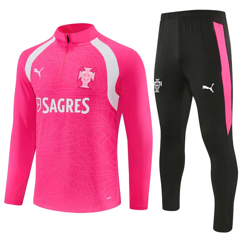 2026-27 Portugal Ink Pink Half-Zip Training Jersey