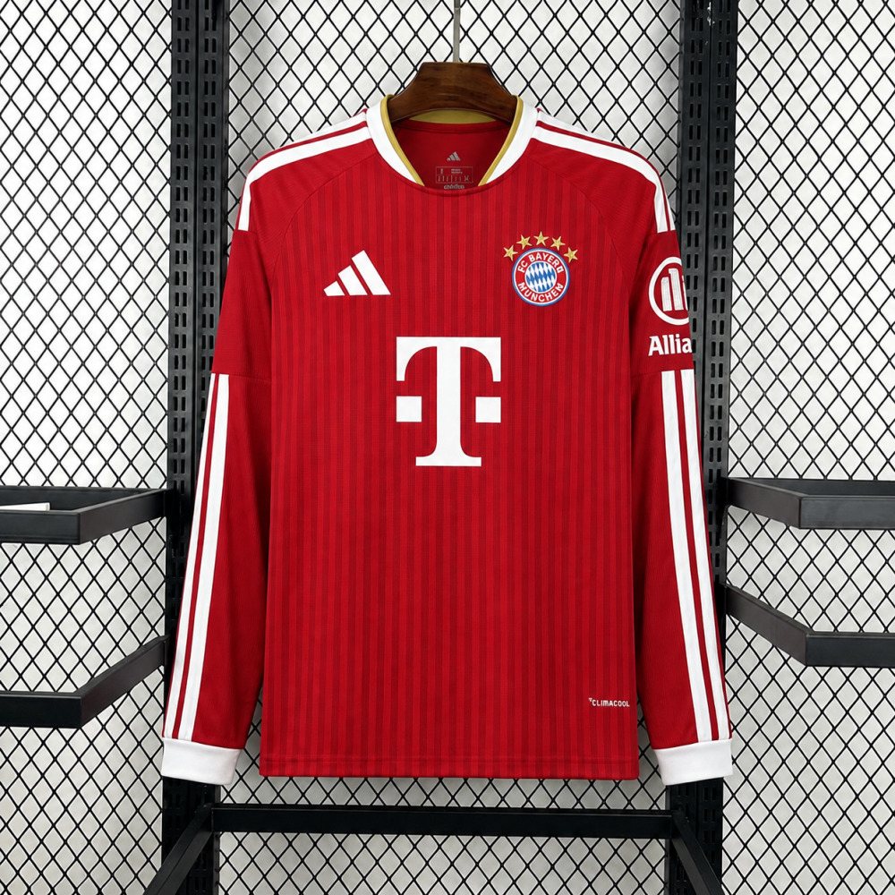 2026-27 Bayern Munich Home Long-Sleeve Jersey - Fan Edition