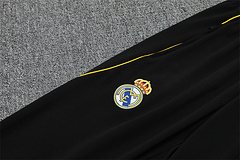 2025-26 Real Madrid Black Half-Pull Training Jersey