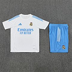 2025-26 Real Madrid White Short-Sleeved Training Jersey