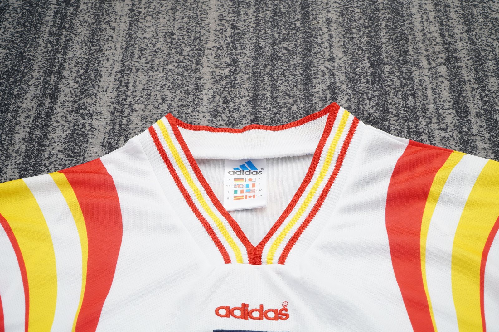 1996 Spanish Second Away Retro Jersey – Kids