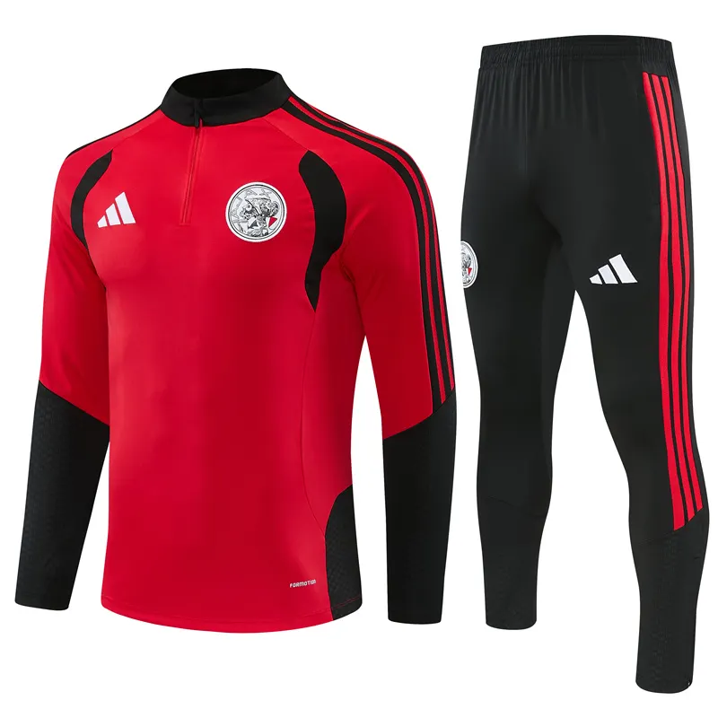 2026-27 Ajax Red Half-Zip Training Kit