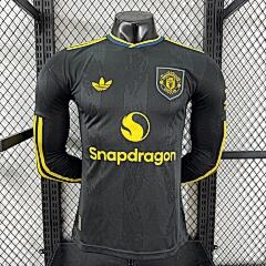 2025-26 Manchester United Away Long Sleeve Shirt - Player Edition
