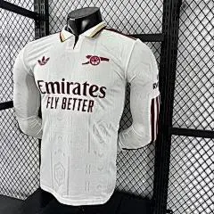 2025-26 Arsenal Away Long Sleeve Shirt - Player Edition