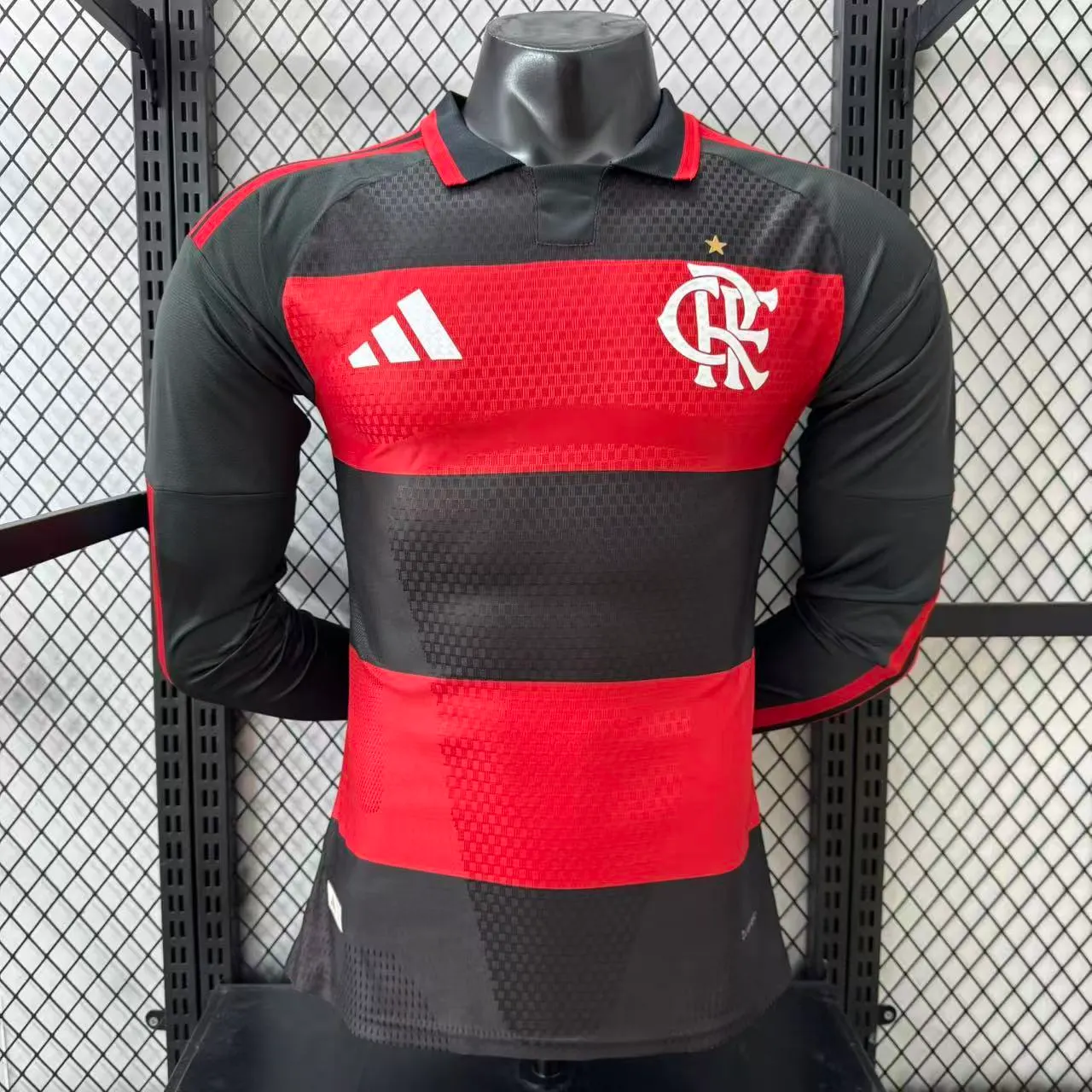 2026-27 Flamengo Home Long-Sleeve Jersey - Player Version