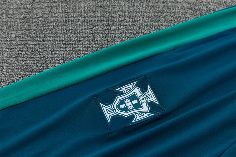 2026-27 Portugal Dark Green Half-Zip Training Top