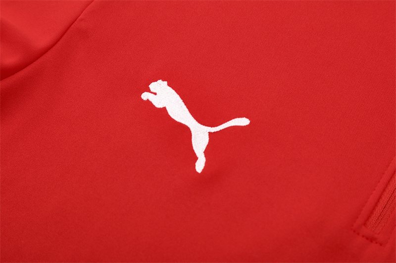 2025-26 Portugal Red Half-Zip Training Jersey