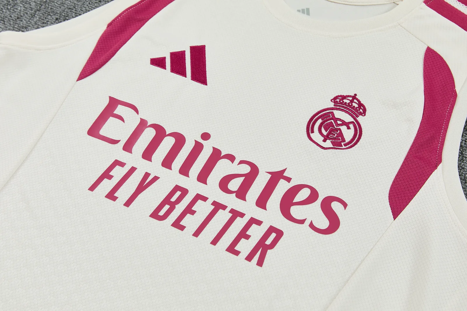 2026-27 Real Madrid Beige Training Jersey