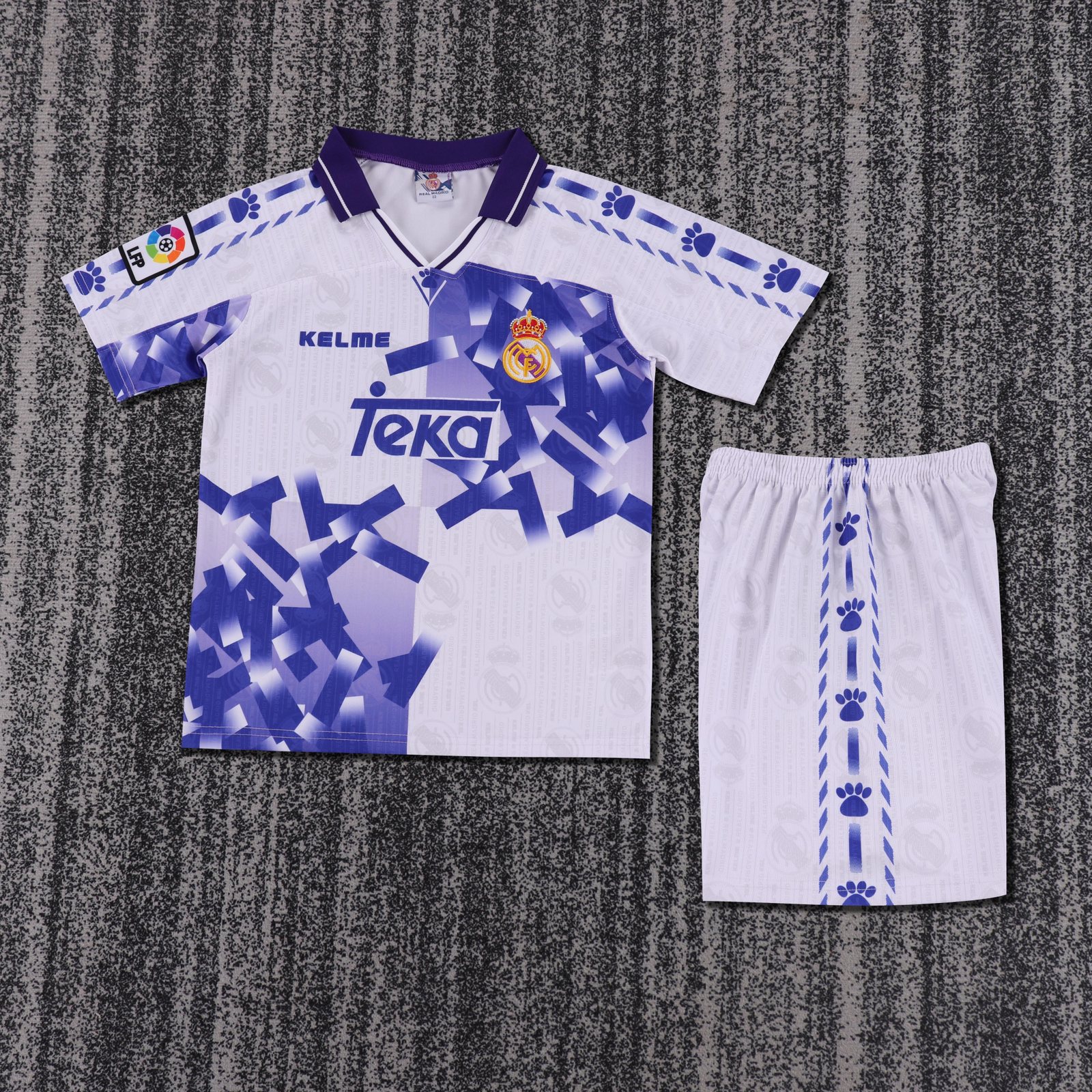 1996-97 Real Madrid Second Away Kit – Kids
