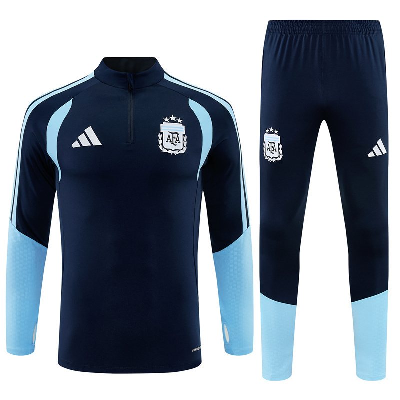 2026-27 Argentina Royal Blue Half-Zip Training Jersey